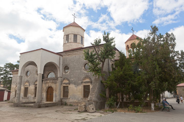 Armenian Church of Surb-Nikogayos or St. Nicholas the Wonderworker in the resort town of Evpatoria, Crimea, Russia