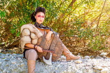 Female Viking Character