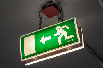 Notausgang Schild