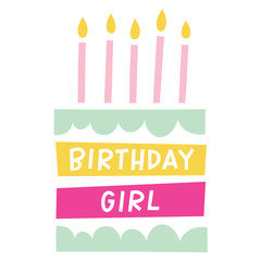 kbecca_vector_birthday_girl_cake_illustration