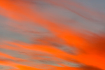 Beautiful sky early in the morning before sunrise.