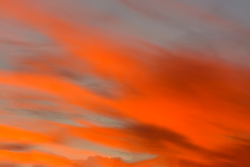 Beautiful sky early in the morning before sunrise.