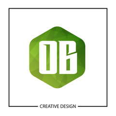 Initial Letter OB Logo Template Design Vector Illustration