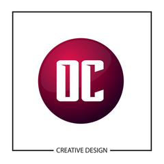 Initial Letter OC Logo Template Design Vector Illustration