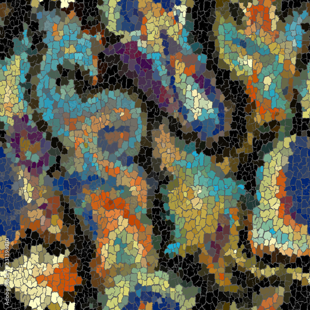 Aufkleber seamless background pattern. crackled grunge vintage surface. vector image.