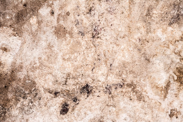dark grunge texture of old cracked concrete wall, destroyed plaster layer of antique surface