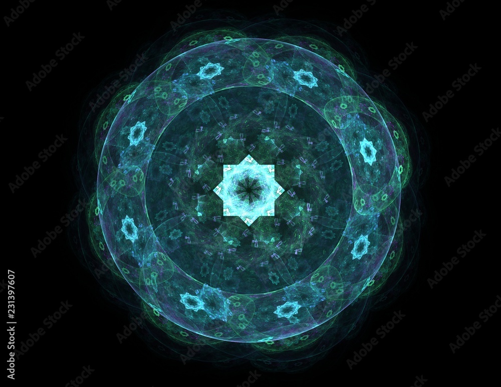 Poster abstract fractal color texture. digital art. abstract form & colors. abstract fractal element patter