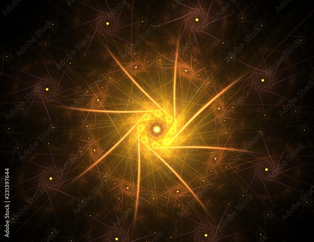 Poster abstract fractal color texture. digital art. abstract form & colors. abstract fractal element patter
