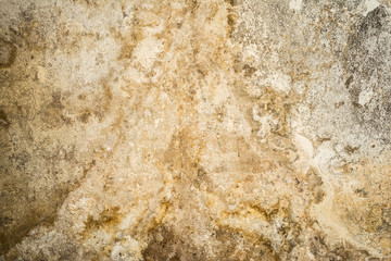 dark grunge texture of old cracked concrete wall, destroyed plaster layer of antique surface