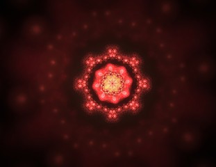Obraz premium Abstract design made of sacred symbols signs geometry and designs on the subject of astrology alchemy magic
