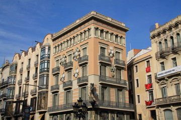 Fototapeta na wymiar Building Barcelona