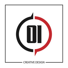 Initial Letter OI Logo Template Design Vector Illustration
