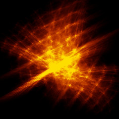 Abstract sparkling energy motion fractal 