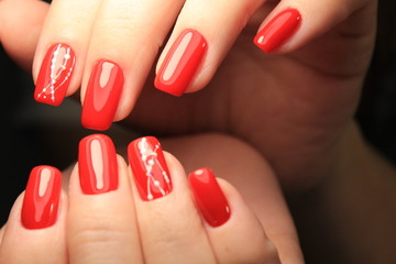 glamorous beautiful manicure