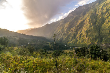 Step Farming in Mountains