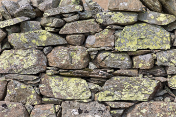 Dry stone wall