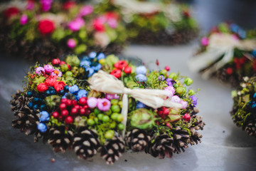 KRAKOW, POLAND, December 6, 2014: City in Krakow, poland before christmas