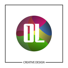 Initial Letter OL Logo Template Design Vector Illustration