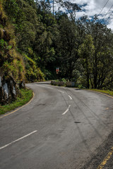 Fototapeta na wymiar Roads in Himalayas - Bhimtal Road, Nainital, Uttarakhand, India