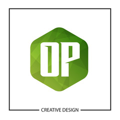 Initial Letter OP Logo Template Design Vector Illustration