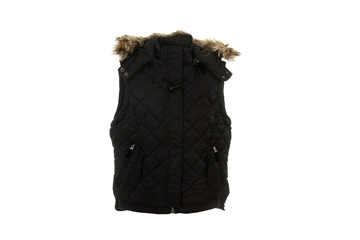  female jacket isolated on white background