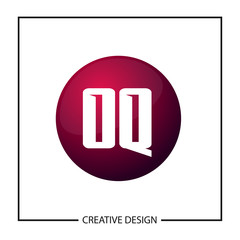 Initial Letter OQ Logo Template Design Vector Illustration