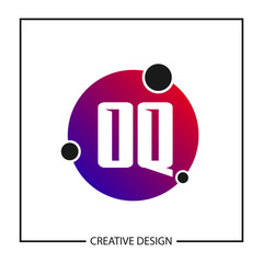 Initial Letter OQ Logo Template Design Vector Illustration