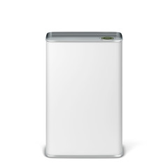 Olive oil tin can package mockup