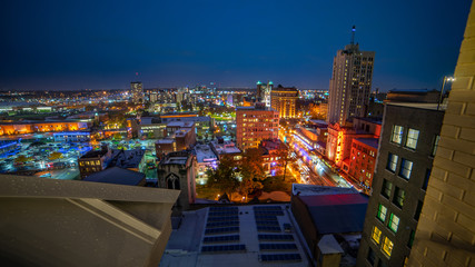 St Louis night cityscape