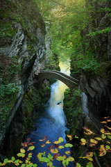 Romantische Brücke über Areuse