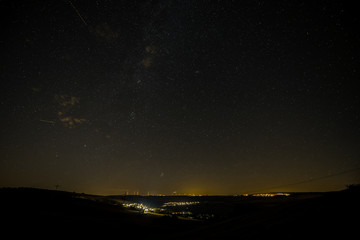 Fototapeta na wymiar Nachthimmel