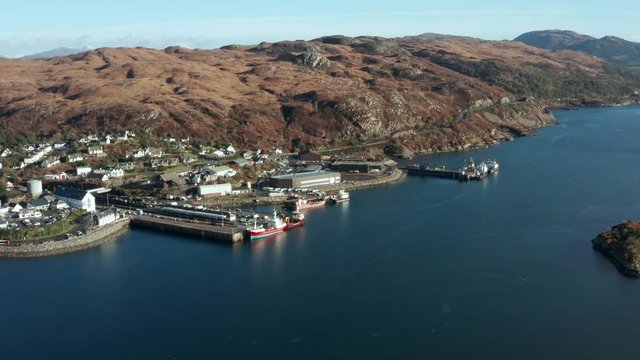 Kyle of Lochalsh Aerial View