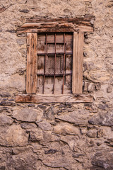 Textura y puerta en madera