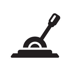 Lever icon. Trendy Lever logo concept on white background from Industry collection