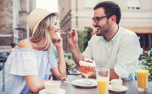 Dating cafe cafeteria