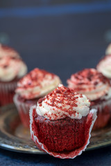 Mini Red Velvet Cupcakes