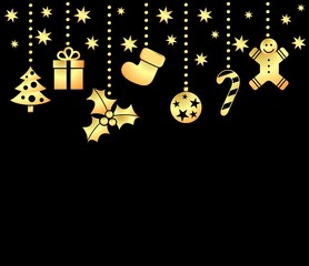 simple Christmas background with place for your text