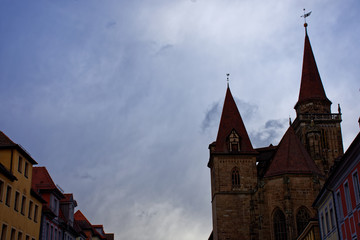 Fototapeta premium beautiful old town Ansbach