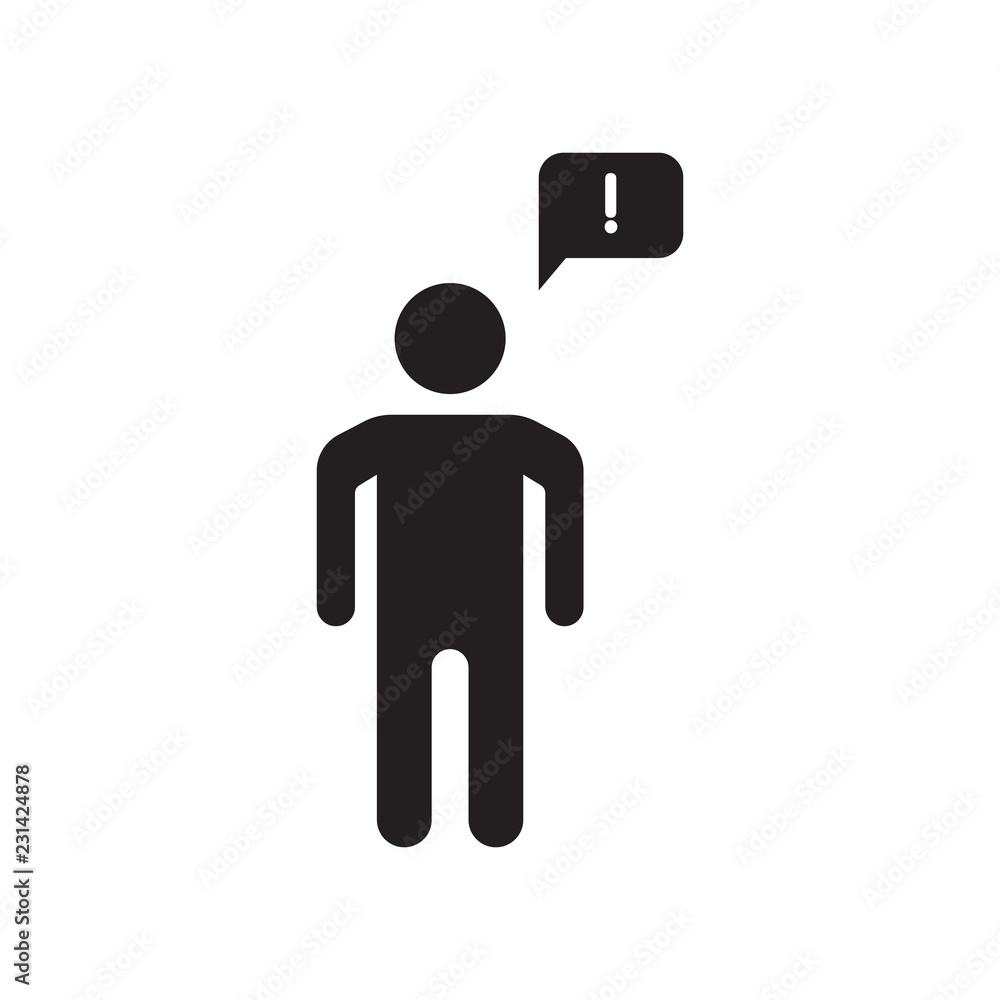 Aufkleber problem icon. trendy problem logo concept on white background from productivity collection