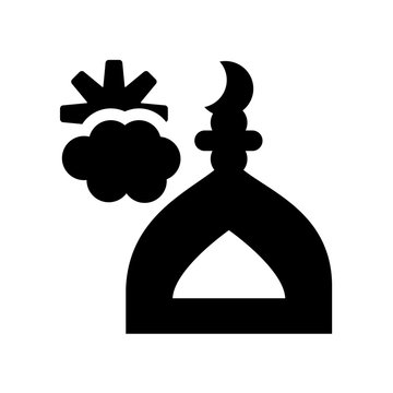 Assr icon. Trendy Assr logo concept on white background from Religion collection
