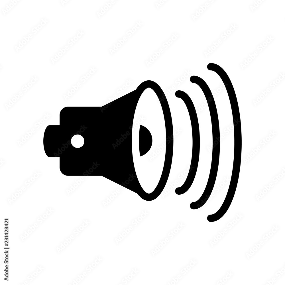 Poster high volume icon. trendy high volume logo concept on white background from user interface and web na