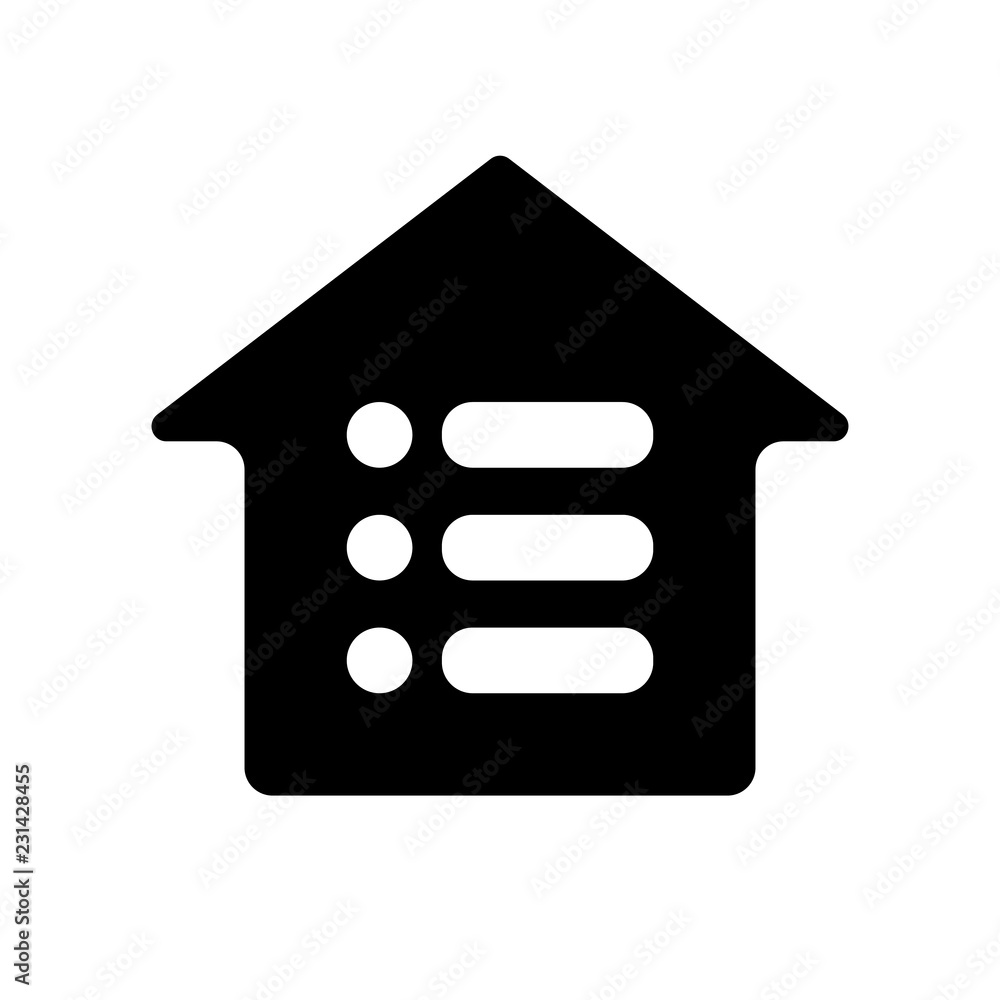 Poster menu icon. trendy menu logo concept on white background from user interface and web navigation colle