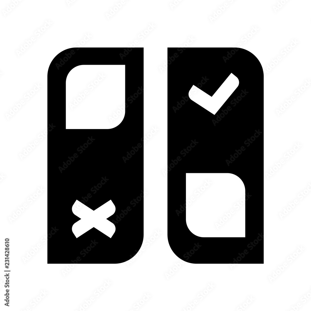 Poster switch icon. trendy switch logo concept on white background from user interface and web navigation c