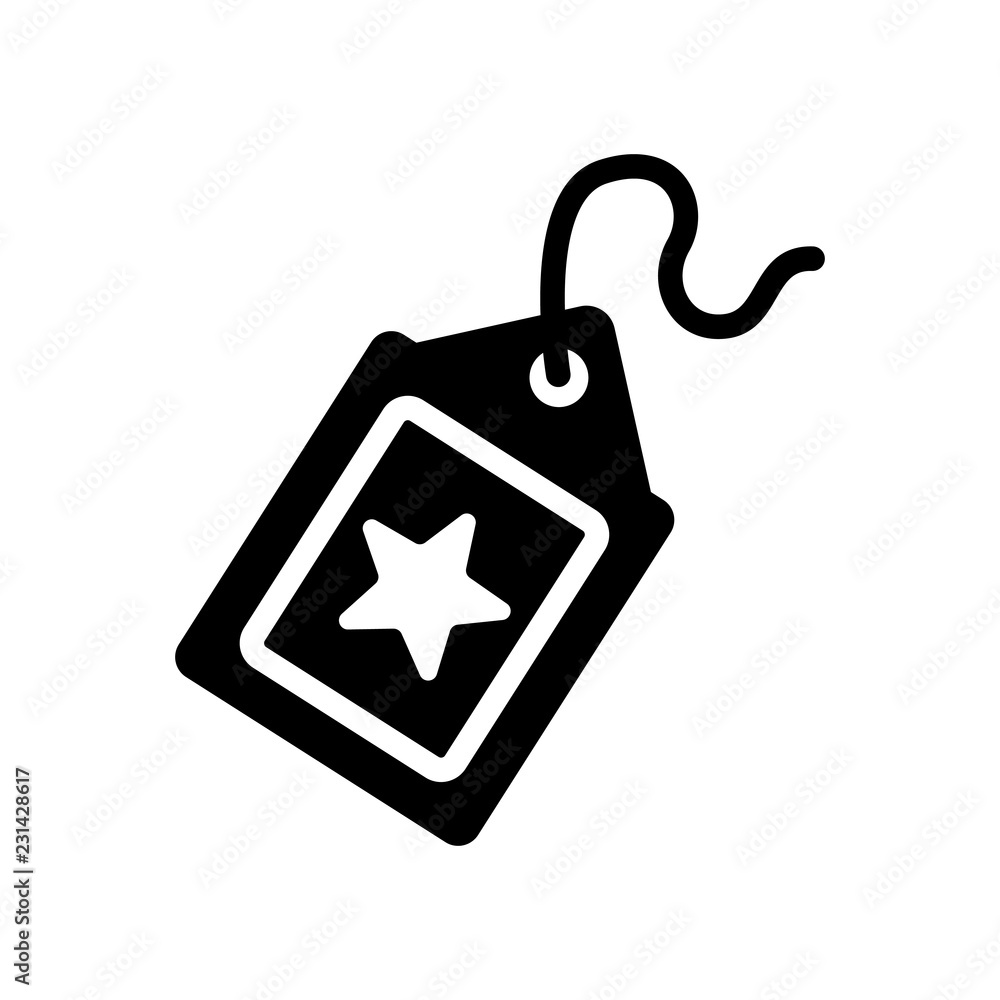Aufkleber tag icon. trendy tag logo concept on white background from user interface and web navigation collect