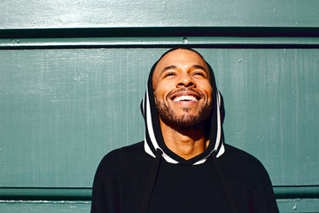 Portrait of smiling man