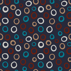 Seamless abstract pattern art. Texture with Hand Painted Crossing Brush Strokes for Print. Modern graphics. Retro dotted 80s.