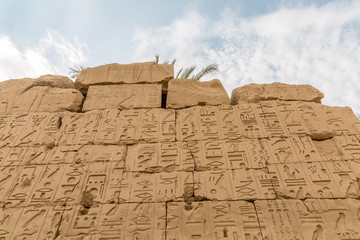 The temple in Karnak