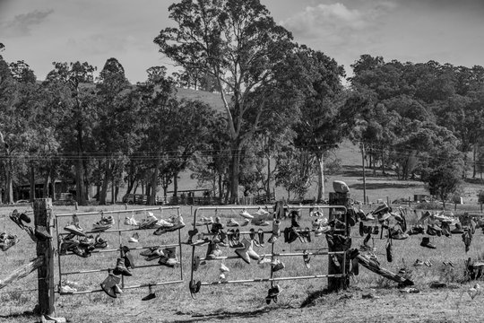 Boot Hill in Black and White