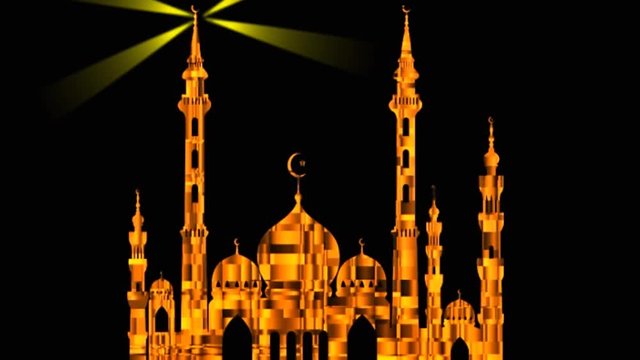 mosque laser show in istanbul