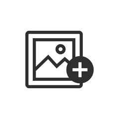 Add a new photo icon